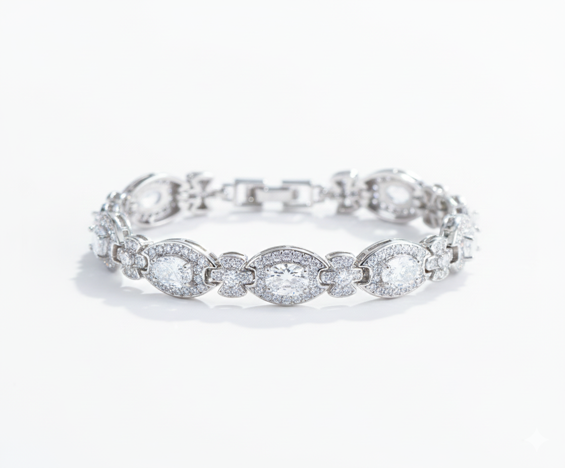 Shiny Oval Bracelet